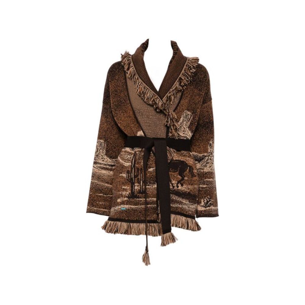 Alanui Women Wild Wild Wool Cardigan